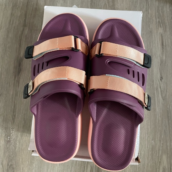 Suicoke Pink & Purple Urich Sandals - Size 10 - BRAND NEW W BOX - Picture 7 of 9